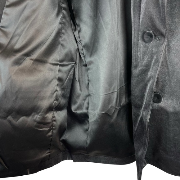 BLANKNYC Vegan Leather Blazer in Fighting Words Medium New with tags - Picture 11 of 14